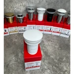 Донный клапан для раковины Koer PW-08-03 1 1/4'' без перелива автоматический СLICK-СLACK (Цвет белый) (KR5787)