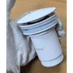 Донный клапан для раковины Koer PW-08-03 1 1/4'' без перелива автоматический СLICK-СLACK (Цвет белый) (KR5787)
