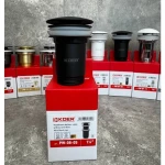 Донний клапан для раковини Koer PW-08-05 1 1/4''  без переливу автоматичний СLICK-СLACK (Колір чорн) (KR5789)