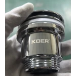 Донний клапан для раковини Koer PW-11-01 1 1/4''  універсальний (з/без перел) СLICK-СLACK (Колір хром) (KR5790)