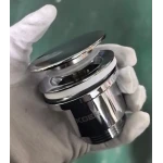 Донний клапан для раковини Koer PW-11-01 1 1/4''  універсальний (з/без перел) СLICK-СLACK (Колір хром) (KR5790)