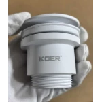 Донный клапан для раковины Koer PW-11-03 1 1/4'' универсальный (с/без перл) СLICK-СLACK (Цвет белый) (KR5791)