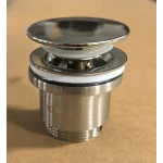 Донный клапан для раковины Koer PW-11-02 1 1/4'' универсальный (с/без перел.) СLICK-СLACK SS COLOR (KR5792)
