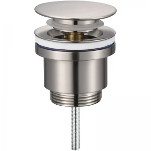 Донний клапан для раковини Koer PW-11-02 1 1/4''  універсальний (з/без перел) СLICK-СLACK SS COLOR (KR5792)