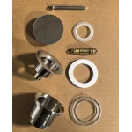 Донный клапан для раковины Koer PW-11-02 1 1/4'' универсальный (с/без перел.) СLICK-СLACK SS COLOR (KR5792)