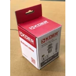 Донний клапан для раковини Koer PW-09-01 1 1/4'' з переливом автоматичний СLICK-СLACK (Колір хром) (KR5796)