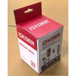 Донный клапан для раковины Koer PW-10-01 1 1/4'' без перелива автоматический СLICK-СLACK (Цвет хром) (KR5797)