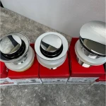 Донний клапан для раковини Koer PW-10-01 1 1/4''  без переливу автоматичний СLICK-СLACK (Колір хром) (KR5797)