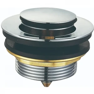 Донний клапан для ванни Koer PW-06-01 1 1/2'' автоматичний СLICK-СLACK (Колір хром) (KR5799)