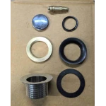 Донный клапан для ванны Koer PW-06-01 1 1/2'' автоматический СLICK-СLACK (Цвет хром) (KR5799)