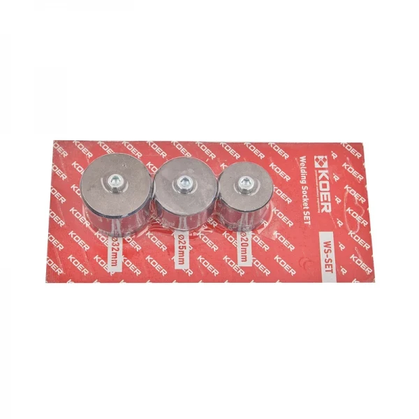 Комплект насадок KOER WS-SET для паяльника PPR (кол. синій) 20мм,25мм,32мм (KR5821)