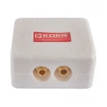 Трійник в од. площ. Koer KA.TU-20-16-16 - 20(2.8mm)x16(2.2mm)x16(2.2mm) (теплоіз.кожух) (KR5868)