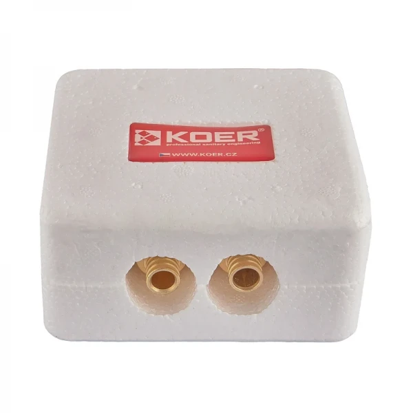 Трійник в од. площ. Koer KA.TU-20-16-16 - 20(2.8mm)x16(2.2mm)x16(2.2mm) (теплоіз.кожух) (KR5868)
