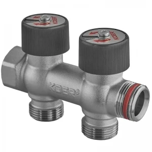 Коллектор вентильный без фитинга Koer KR.1128-2 - 3/4