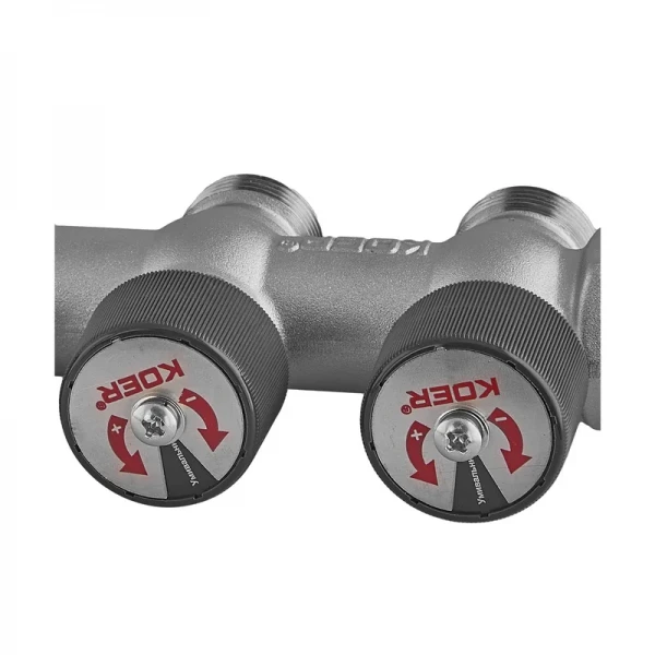 Коллектор вентильный без фитинга Koer KR.1128-3 - 3/4