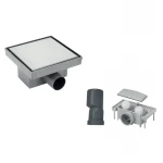 Душовий трап Koer FD30-S150 з нержавіючої сталі SUS304 150x150мм (KR5884)