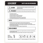 Унітаз-біде підлоговий з електронним управлінням Koer TB-0201 Smart 675x400x450mm із вбудованим бачком (KR6071)