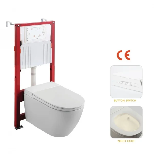 Унитаз-биде подвесной с электронным управлением Koer TB-0101 Smart 590x375x335mm (KR6117)