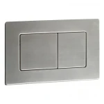 Панель змиву Koer KT-0612-02 240x160x10mm з нержавіючої сталі, кнопка квадратна SUS304 (KR6120)