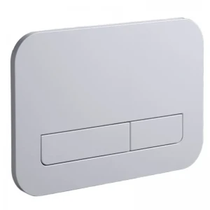 Панель змиву Koer KT-0609-01 240x160x7mm пластикова, кнопка лінійна (колір хром) (KR6130)