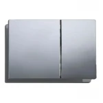 Панель змиву Koer KT-0610-01 240x160x32mmmm пластикова, кнопка квадратна (колір хром) (KR6135)