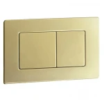 Панель змиву Koer KT-0612-12(S) 240x160x10mm з нержавіючої сталі, кнопка квадратна SUS304. Зразок (KR6143)