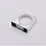 Мильниця настінна Koer AS-0102-01 (скло) колір хром глянець (KR6161)
