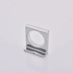 Мильниця настінна Koer AS-0102-01 (скло) колір хром глянець (KR6161)
