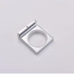 Дозатор для жидкого настенный мыла Koer AS-0104-01 (стекло) цвет хром глянец (KR6169)