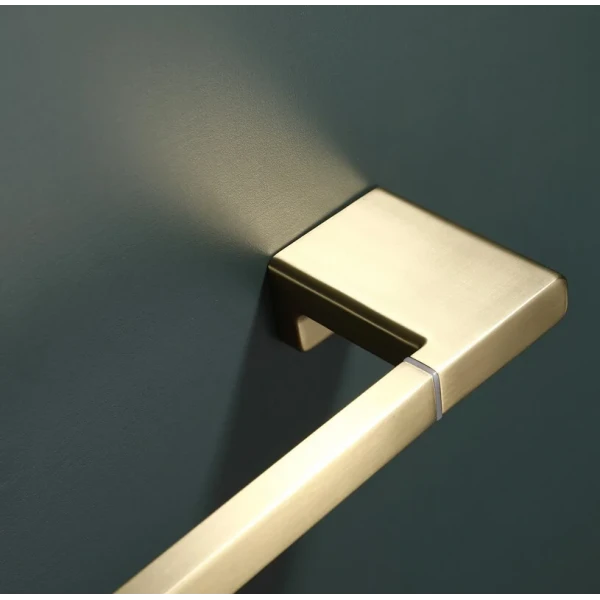 Тримач для рушників одинарний Koer AS-0109-1-12 648мм колір матове золото (KR6188)