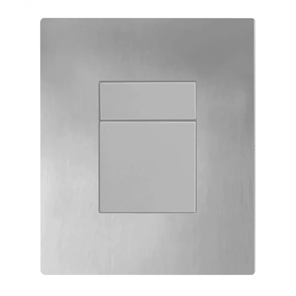 Панель змиву Koer KT-0607-02 157x198x3mm пластикова, кнопка квадратна (SS Color) (KR6239)