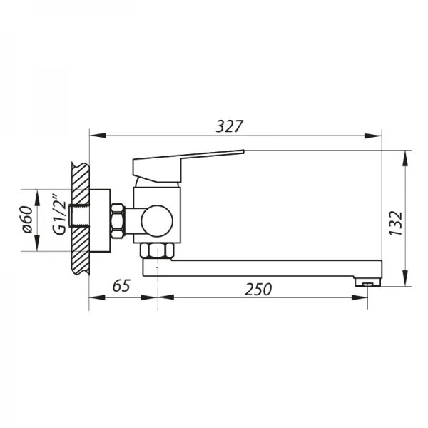 Смеситель для кухни Zerix LR74603 (LL1197)