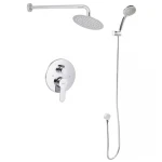 Встраиваемая душевая система со смесителем и тропич. душем Zerix LR2403-2 (LL1210)