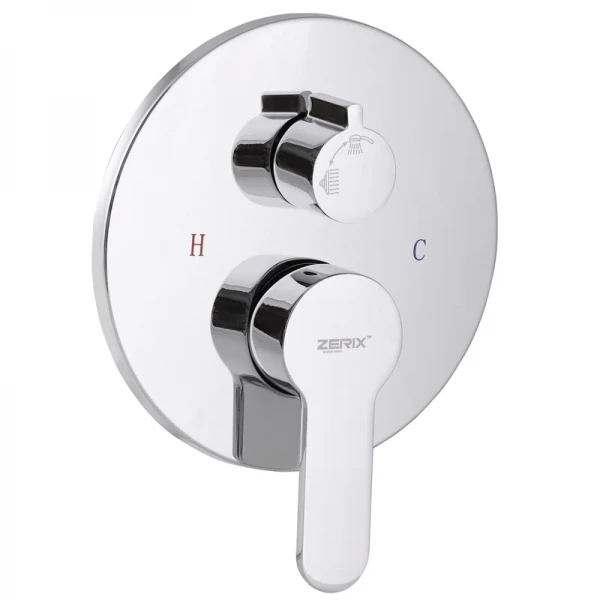 Встраиваемая душевая система со смесителем и тропич. душем Zerix LR2403-2 (LL1210)