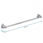 Полотенцедержатель одинарный (600мм) Zerix LR1501 (LL1489)