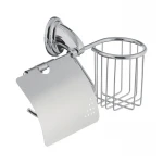 Бумагодержатель с крышкой и корзиной Zerix LR1503-1 (LL1494)