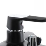 Смеситель для ванны Mixxus Premium TIGER 009 латунный черный матовый с коротким литым изливом (MI0565)