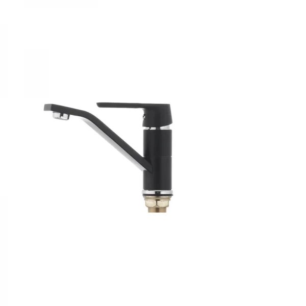 Смеситель для умывальника Mixxus Premium TIGER 555 гайка (излив 15 см) черный (MI0568)