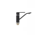 Смеситель для умывальника Mixxus Premium TIGER 555 гайка (излив 15 см) черный (MI0568)