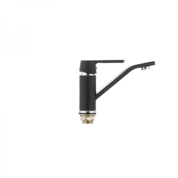 Смеситель для умывальника Mixxus Premium TIGER 555 гайка (излив 15 см) черный (MI0568)