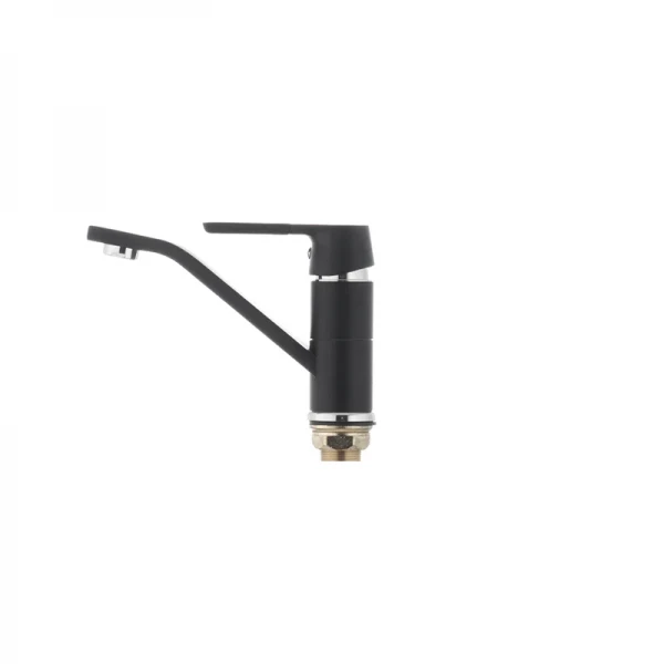 Смеситель для умывальника Mixxus Premium TIGER 555 гайка (излив 15 см) черный (MI0568)