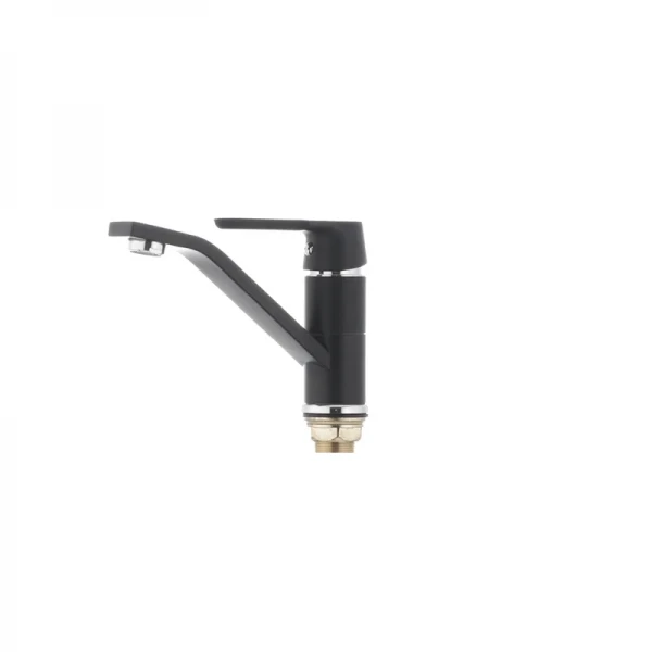 Смеситель для умывальника Mixxus Premium TIGER 555 гайка (излив 15 см) черный (MI0568)