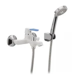 Смеситель для ванны Mixxus Premium TIGER 009 латунный белый матовый с коротким литым изливом (MI0571)