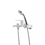 Смеситель для ванны Mixxus Premium TIGER 009 латунный белый матовый с коротким литым изливом (MI0571)