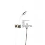 Смеситель для ванны Mixxus Premium TIGER 009 латунный белый матовый с коротким литым изливом (MI0571)