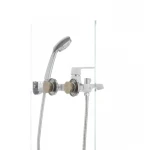 Смеситель для ванны Mixxus Premium TIGER 009 латунный белый матовый с коротким литым изливом (MI0571)