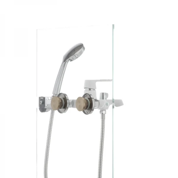 Смеситель для ванны Mixxus Premium TIGER 009 латунный белый матовый с коротким литым изливом (MI0571)