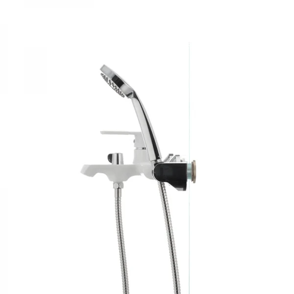 Смеситель для ванны Mixxus Premium TIGER 009 латунный белый матовый с коротким литым изливом (MI0571)