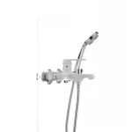 Смеситель для ванны Mixxus Premium TIGER 009 латунный белый матовый с коротким литым изливом (MI0571)