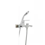 Смеситель для ванны Mixxus Premium TIGER 009 латунный белый матовый с коротким литым изливом (MI0571)